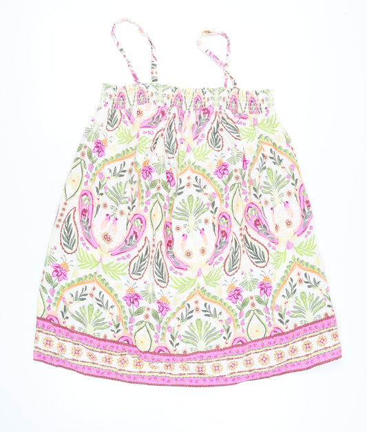 Next Women's Multicoloured Floral Dress - Size 16