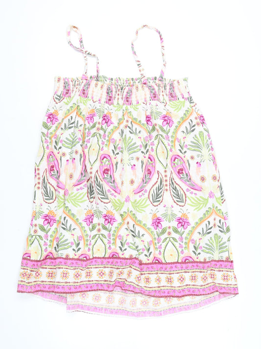 Next Women's Multicoloured Floral Dress - Size 16