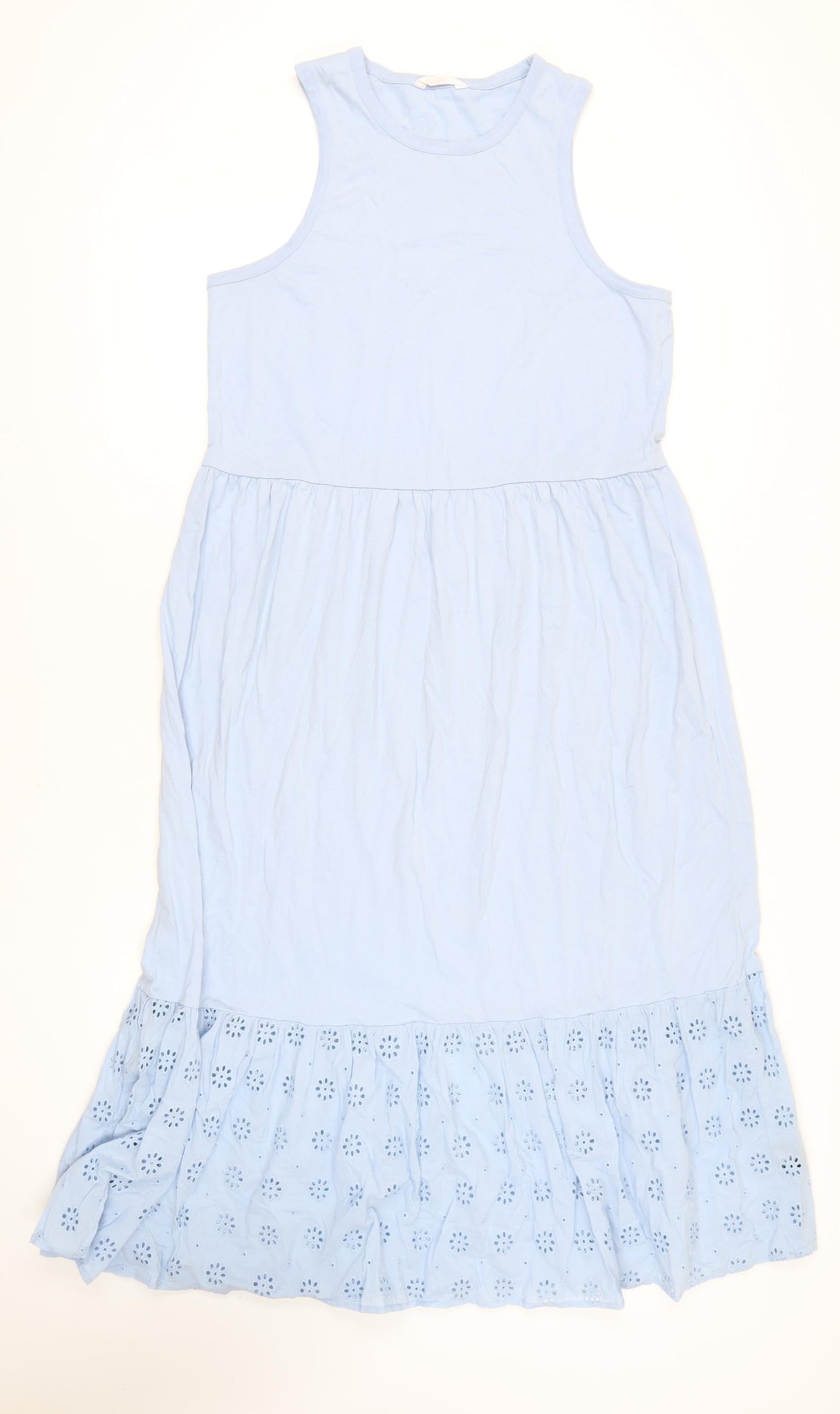 John Lewis Women's Blue Sleeveless Dress, L