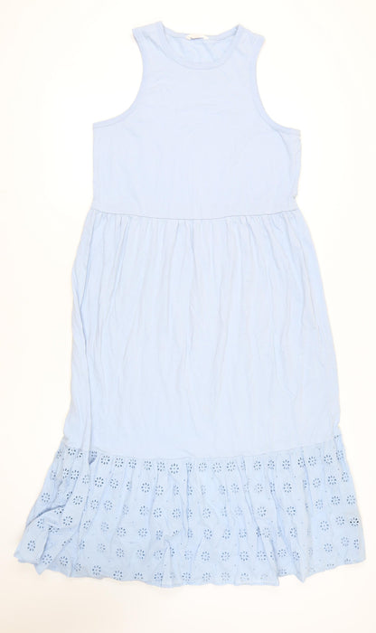 John Lewis Women's Blue Sleeveless Dress, L