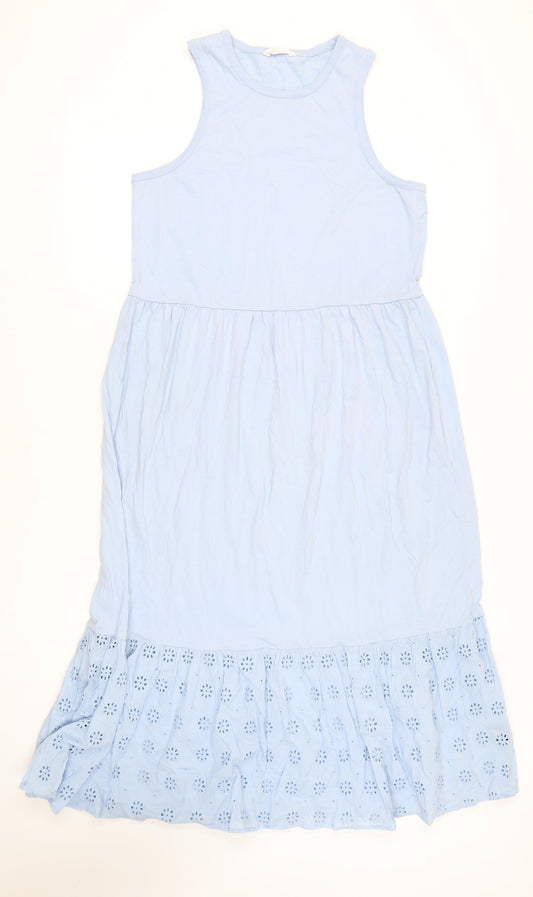 John Lewis Women's Blue Sleeveless Dress, L