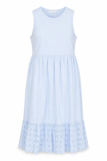 John Lewis Women's Blue Sleeveless Dress, L