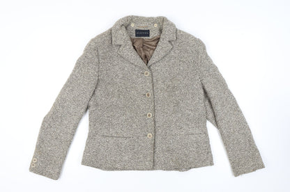 Womens UK Size 14 Alexon Regular Beige Blazer