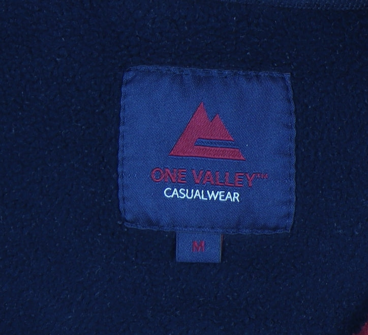 Mens UK Size M One Valley Red Basic Jacket