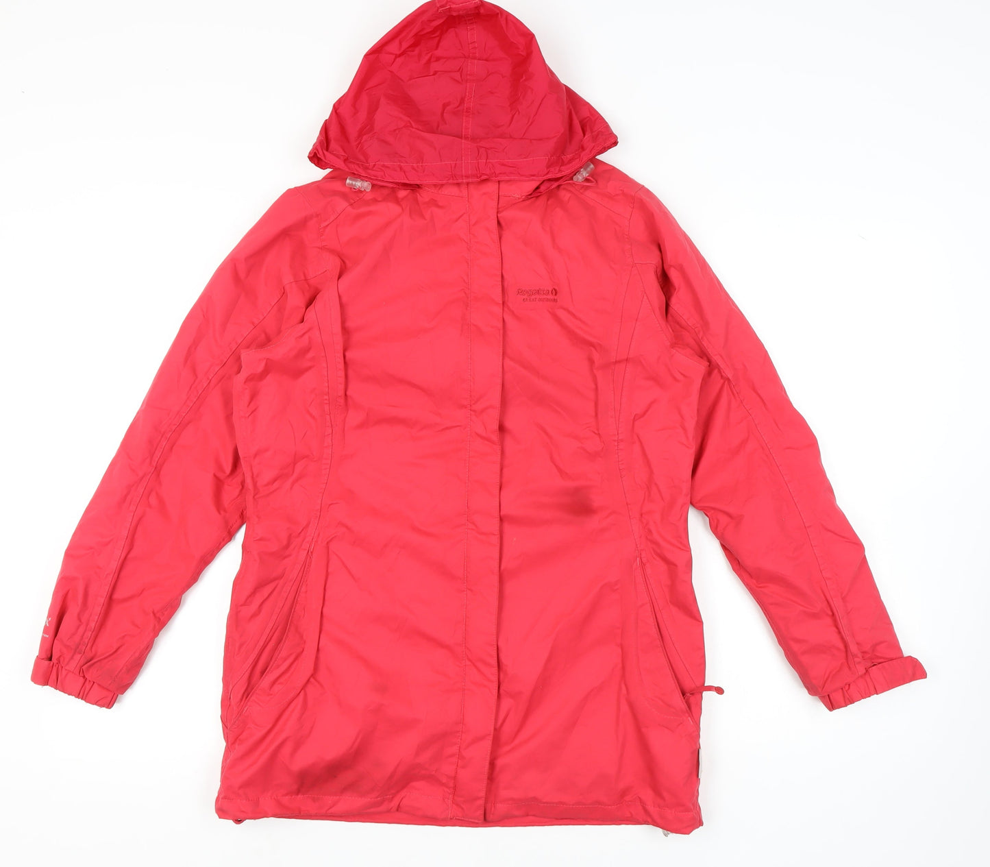 Womens UK Size 10 Regatta Red Rain Coat