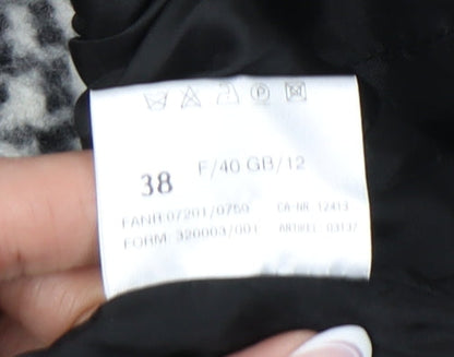 Basler Women's Black Houndstooth Blazer Size 12