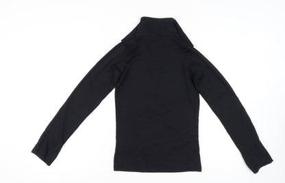 d.e.c.k. by Decollage Women's Black Long Sleeve Top S