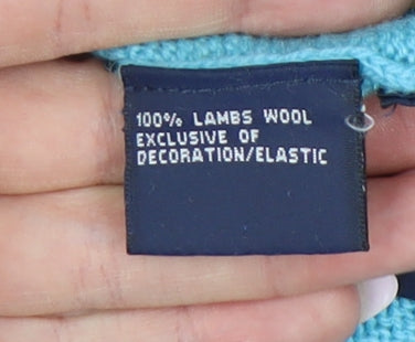 Tommy Hilfiger Men's Blue Wool Pullover Jumper S