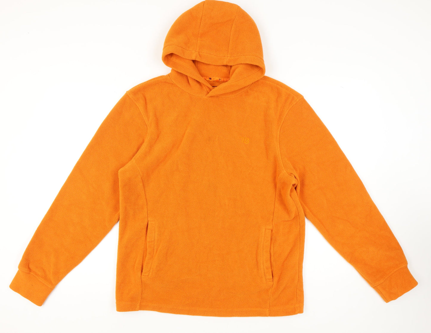 Threadbare Men's Orange Pullover Hoodie, Size L