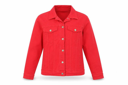 Womens UK Size 10 PRETTYLITTLETHING Red Basic Jacket