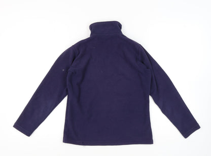 Freedom Trail Women's Blue Henley Fleece Hoodie