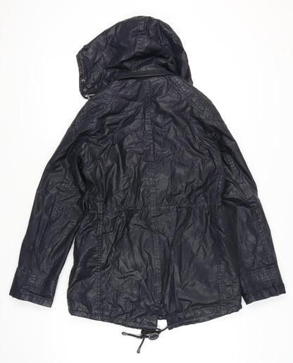 Marks and Spencer Women's Black Parka Jacket Size 10