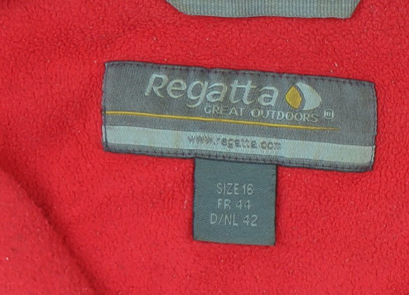 Regatta Women's Red Fleece Jacket Size 16