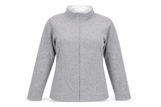 Womens UK Size S ISLE Grey Basic Jacket