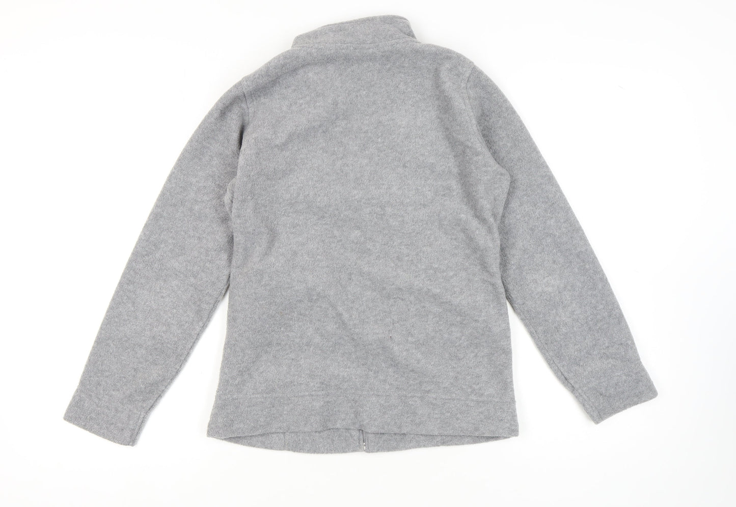 Womens UK Size S ISLE Grey Basic Jacket