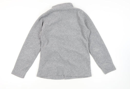 Womens UK Size S ISLE Grey Basic Jacket