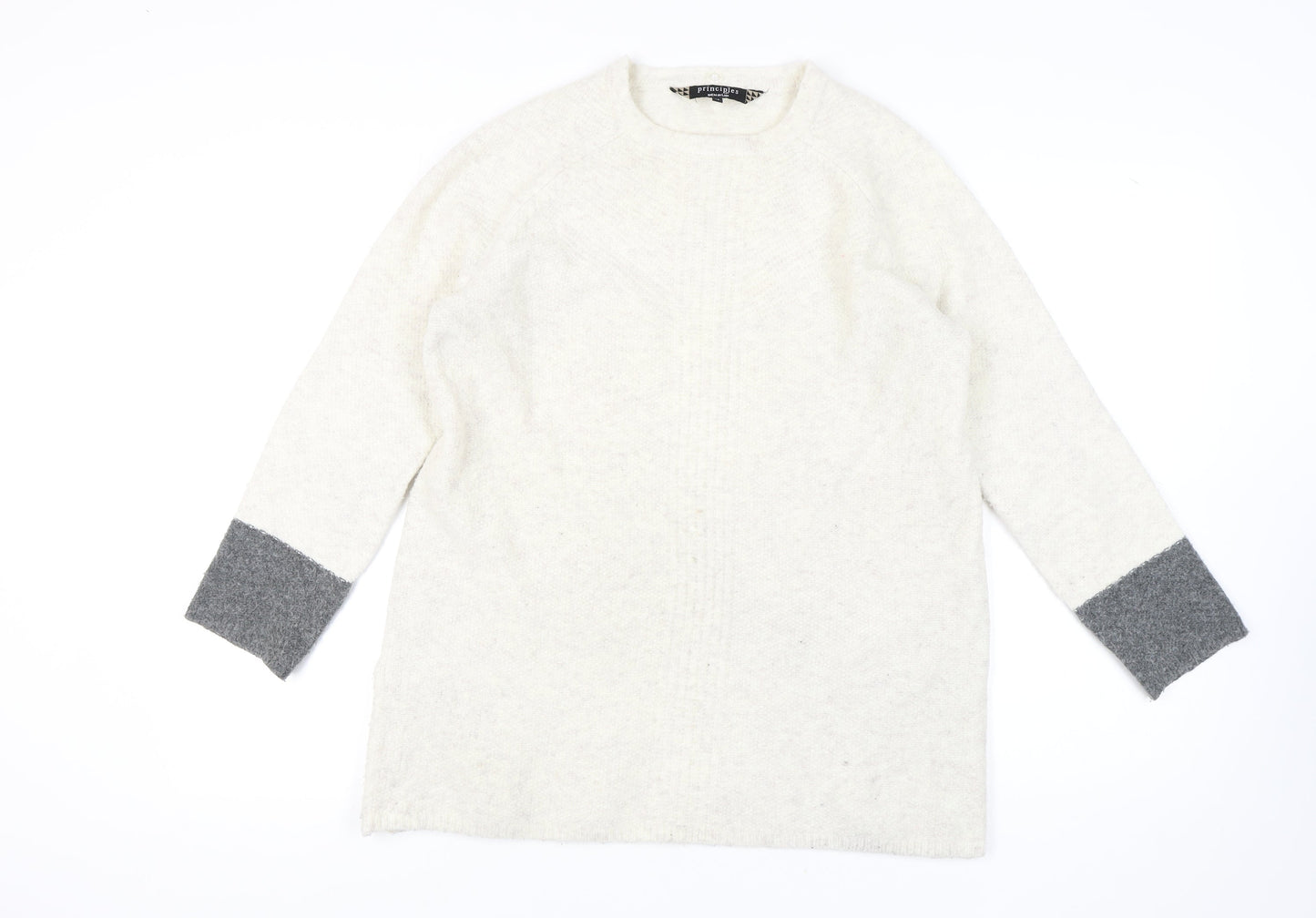Womens UK Size 14 Principles by Ben de Lisi Ivory Pullover Jumper