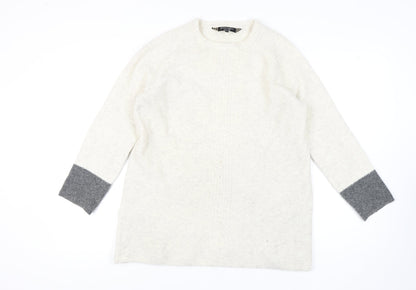 Womens UK Size 14 Principles by Ben de Lisi Ivory Pullover Jumper