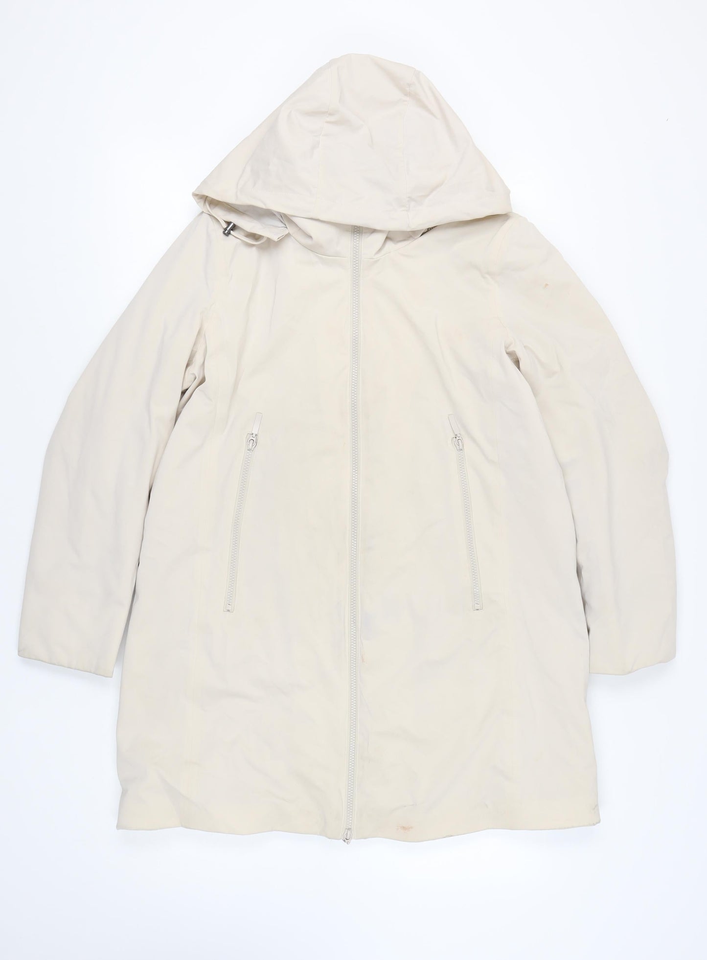 Womens UK Size M Four Seasons London Beige Parka Coat
