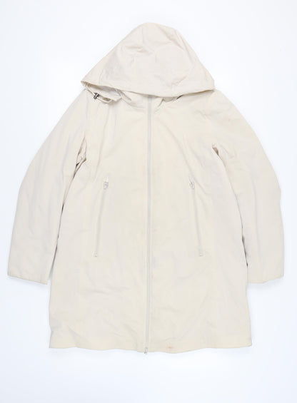 Womens UK Size M Four Seasons London Beige Parka Coat