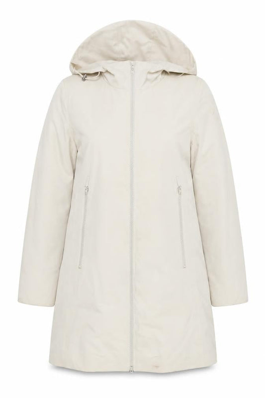 Womens UK Size M Four Seasons London Beige Parka Coat