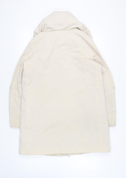 Womens UK Size M Four Seasons London Beige Parka Coat