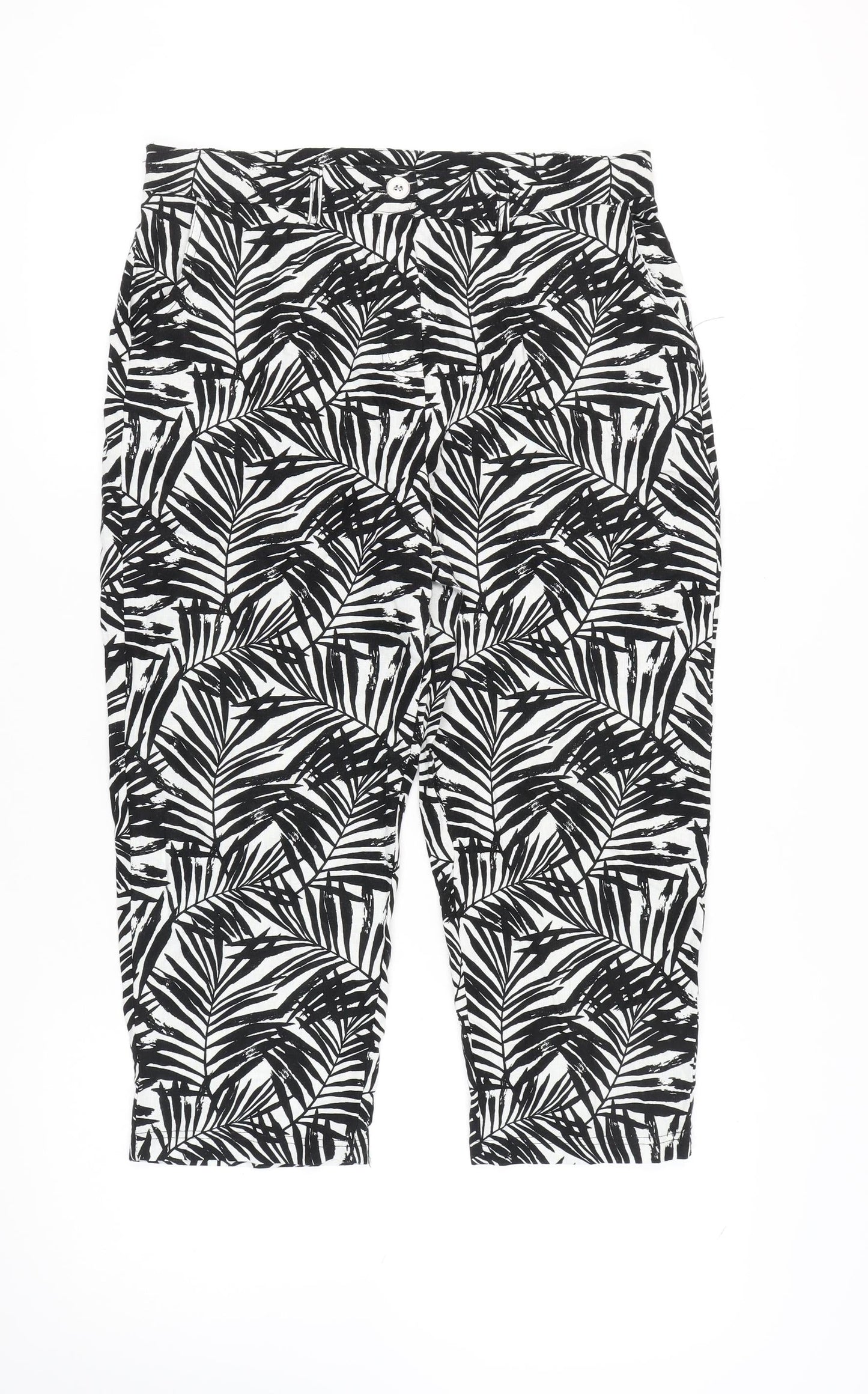 Womens UK Size 14 Anna Rose Regular Fit Casual Multicoloured Trousers