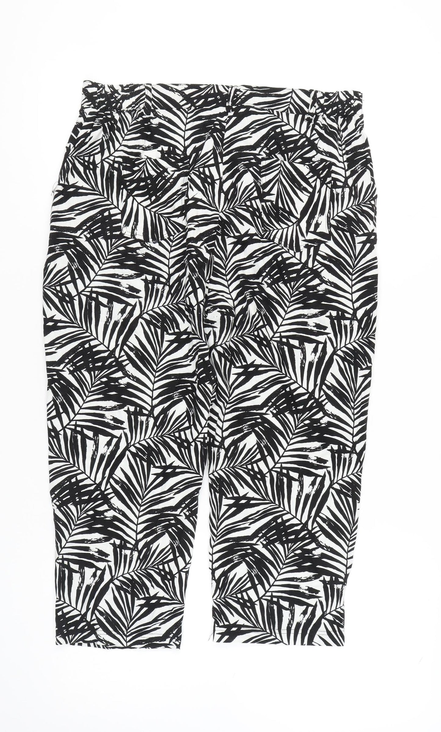Womens UK Size 14 Anna Rose Regular Fit Casual Multicoloured Trousers