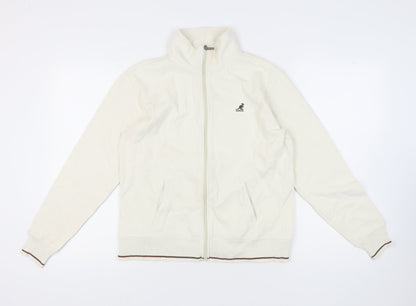 Mens UK Size  Kangol Ivory Full Zip