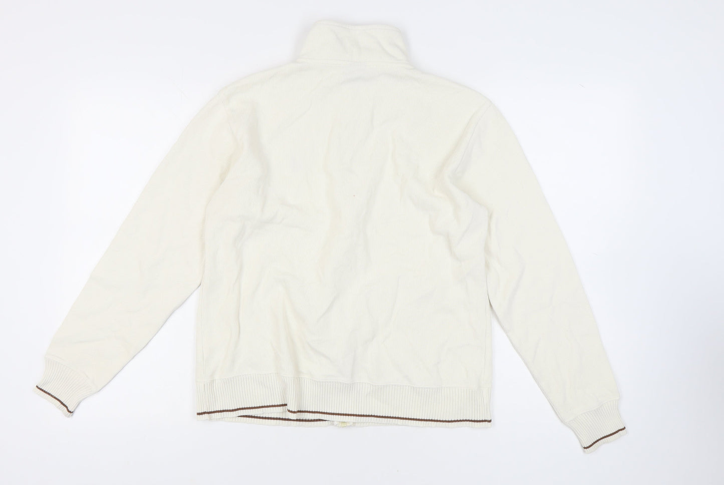 Mens UK Size  Kangol Ivory Full Zip