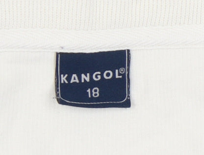 Mens UK Size  Kangol Ivory Full Zip