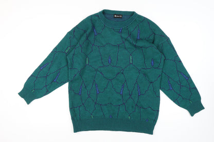 Womens UK Size 14 Marks and Spencer Green Pullover Jumper