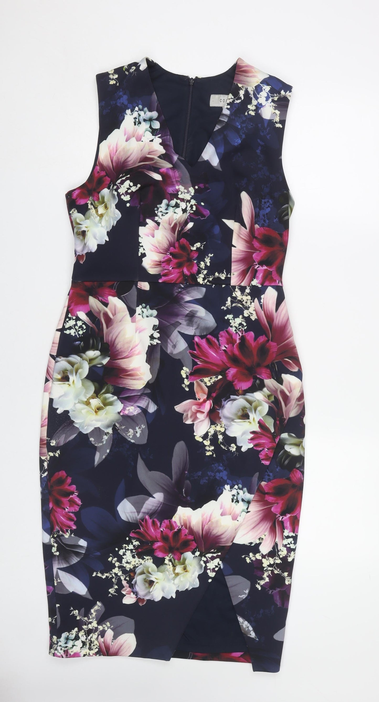 Coast Women's Floral Sheath Dress, Multicoloured, Size 12