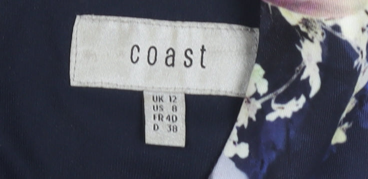 Coast Women's Floral Sheath Dress, Multicoloured, Size 12