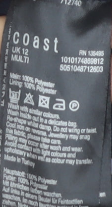 Coast Women's Floral Sheath Dress, Multicoloured, Size 12