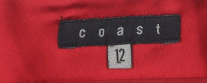 Coast Red Midi Pencil Skirt for Women Size 12