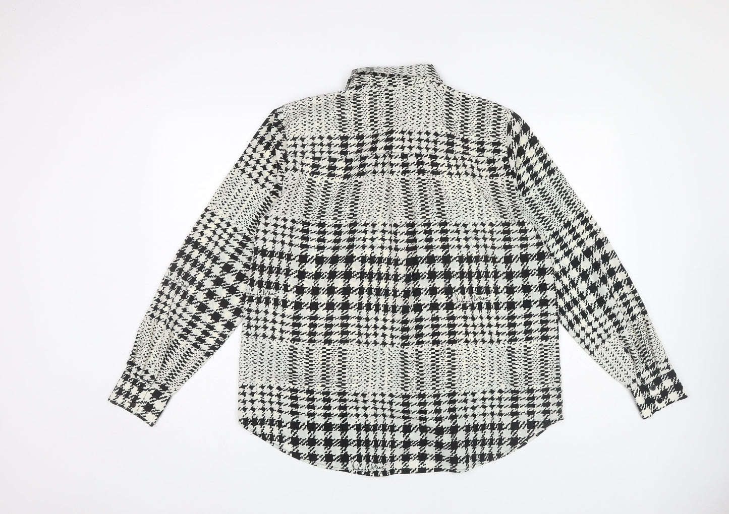 Womens UK Size 12 H&M Black  Button-Up