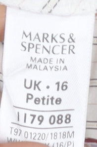Womens UK Size 16 Marks and Spencer Multicoloured  Button-Up