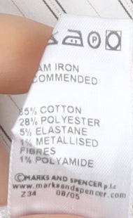 Womens UK Size 16 Marks and Spencer Multicoloured  Button-Up
