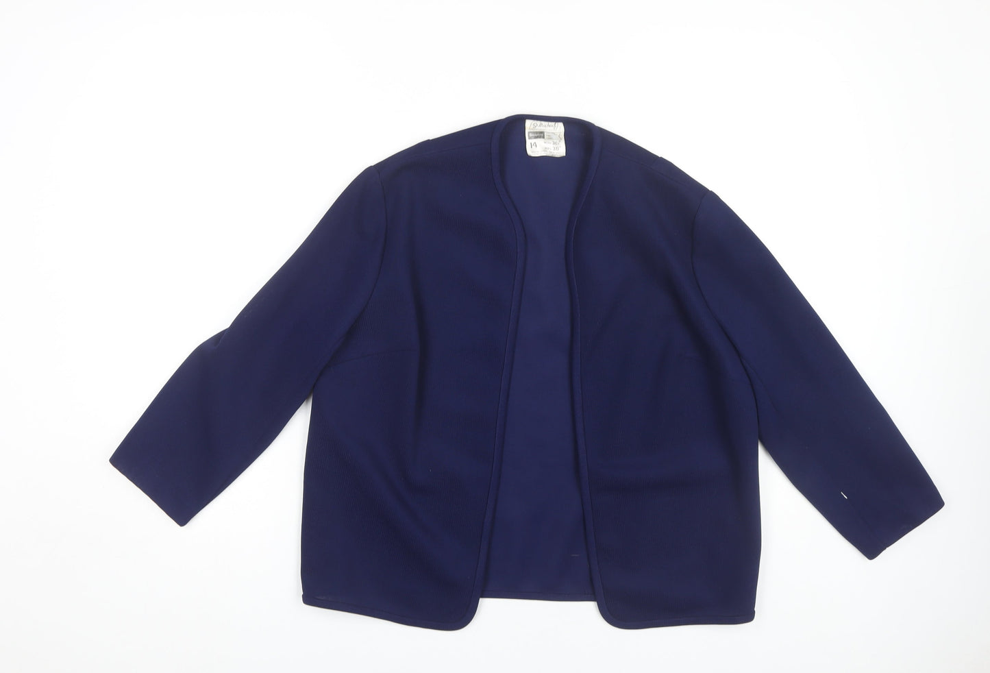 Womens UK Size 14 St Michael Blue Basic Jacket