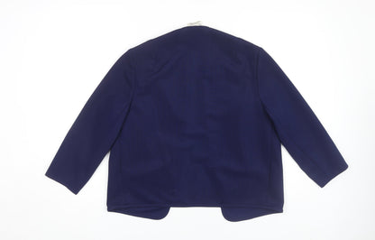 Womens UK Size 14 St Michael Blue Basic Jacket