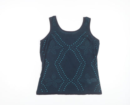 Womens UK Size 10 Per Una Blue  Tank