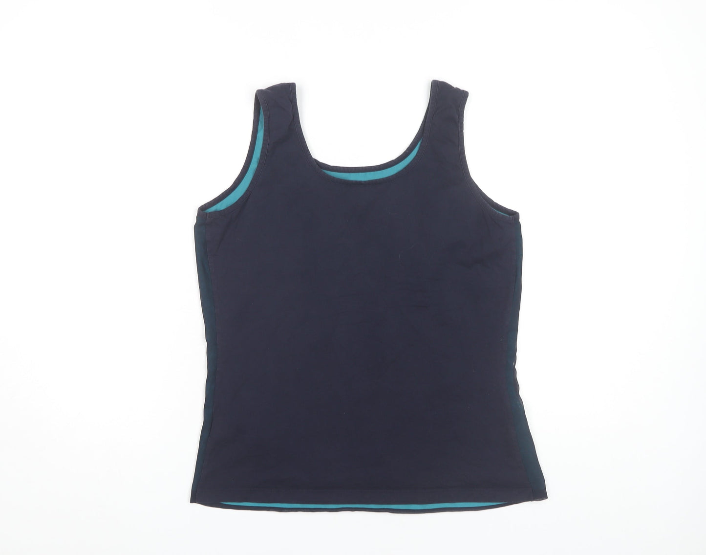 Womens UK Size 10 Per Una Blue  Tank