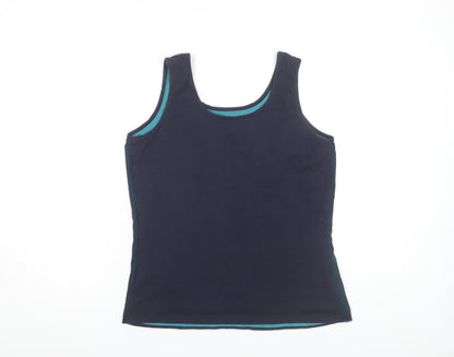 Womens UK Size 10 Per Una Blue  Tank