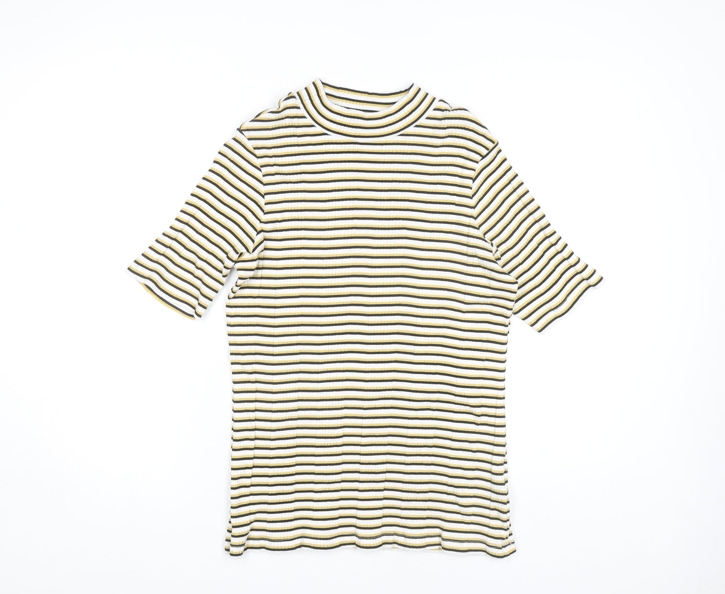 Womens UK Size 16 Marks and Spencer Multicoloured Basic T-Shirt