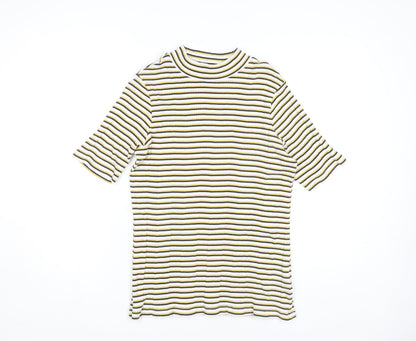 Womens UK Size 16 Marks and Spencer Multicoloured Basic T-Shirt