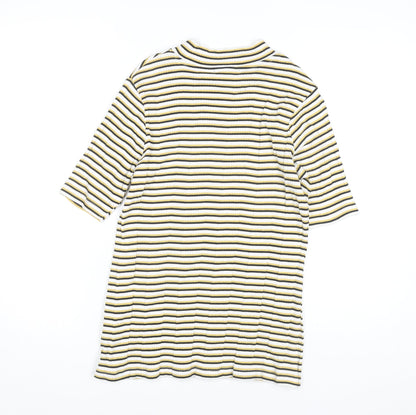 Womens UK Size 16 Marks and Spencer Multicoloured Basic T-Shirt