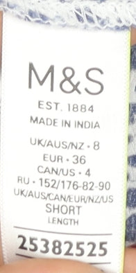 Marks and Spencer Multicoloured Women's Short Dress, Size 8