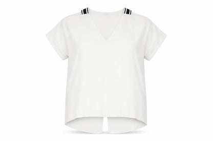 Womens UK Size 18 River Island White Basic Blouse