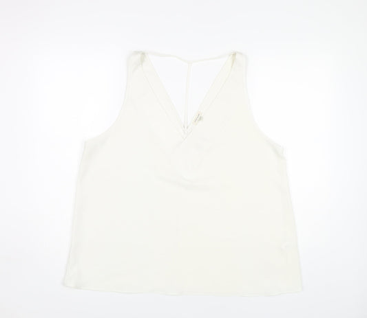 Womens UK Size 18 River Island White  Tank